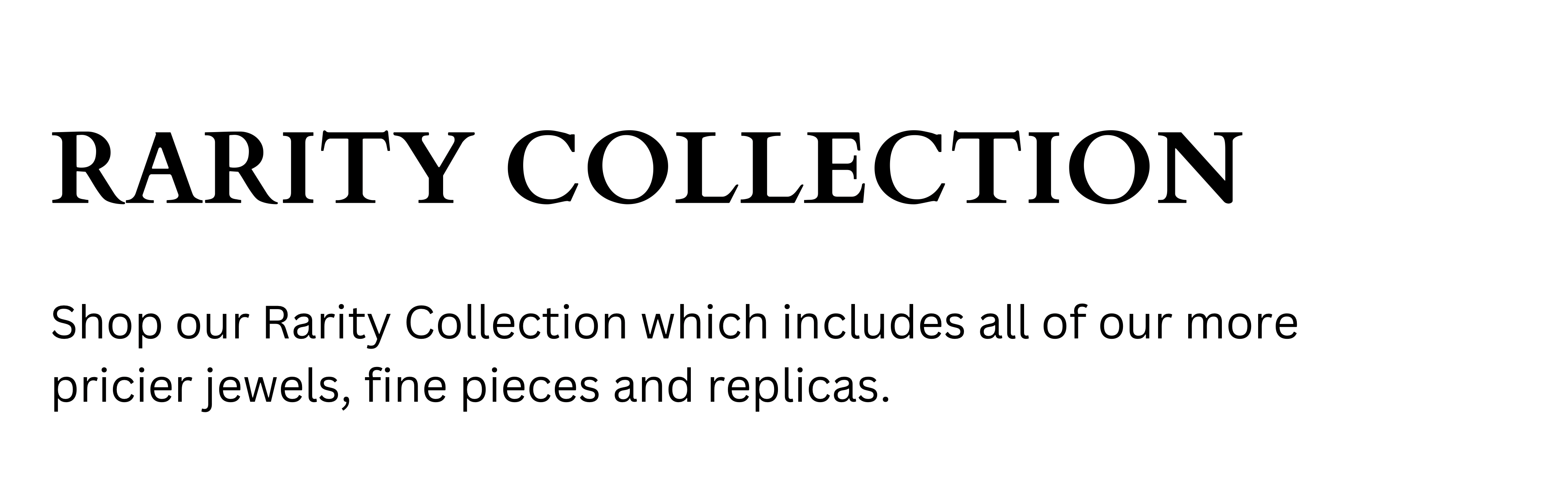 Rarity collection