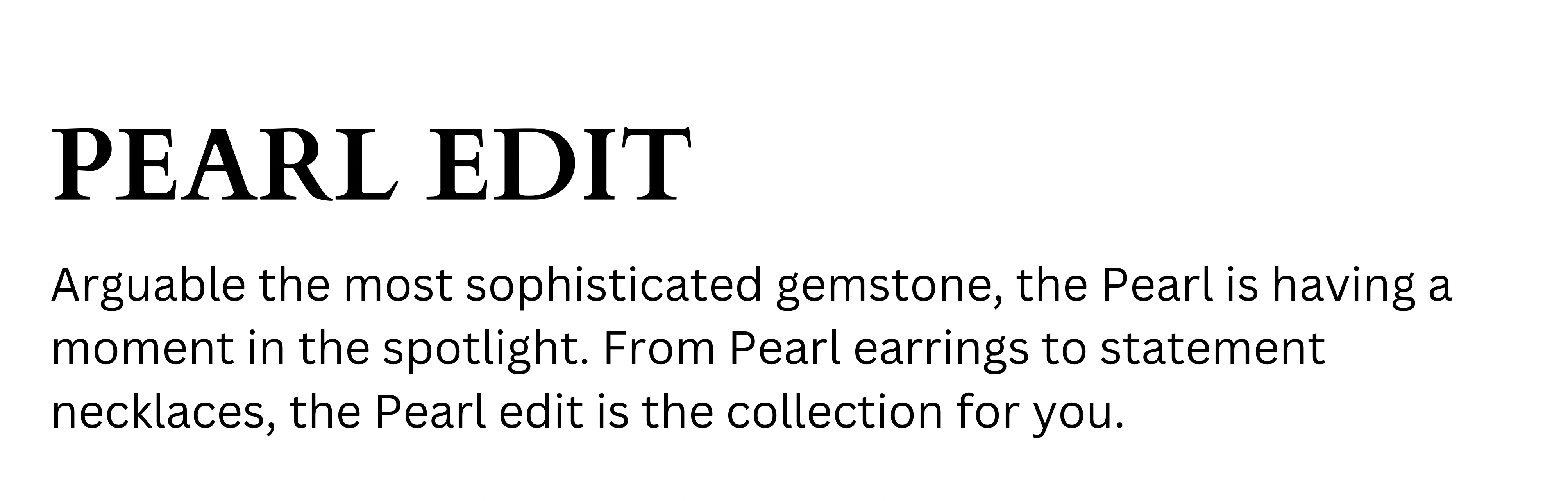 Pearl edit