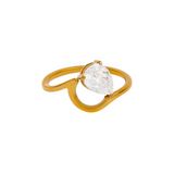 Pear Stone Ring (US8)