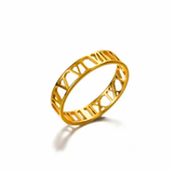 Roman Numerals Ring